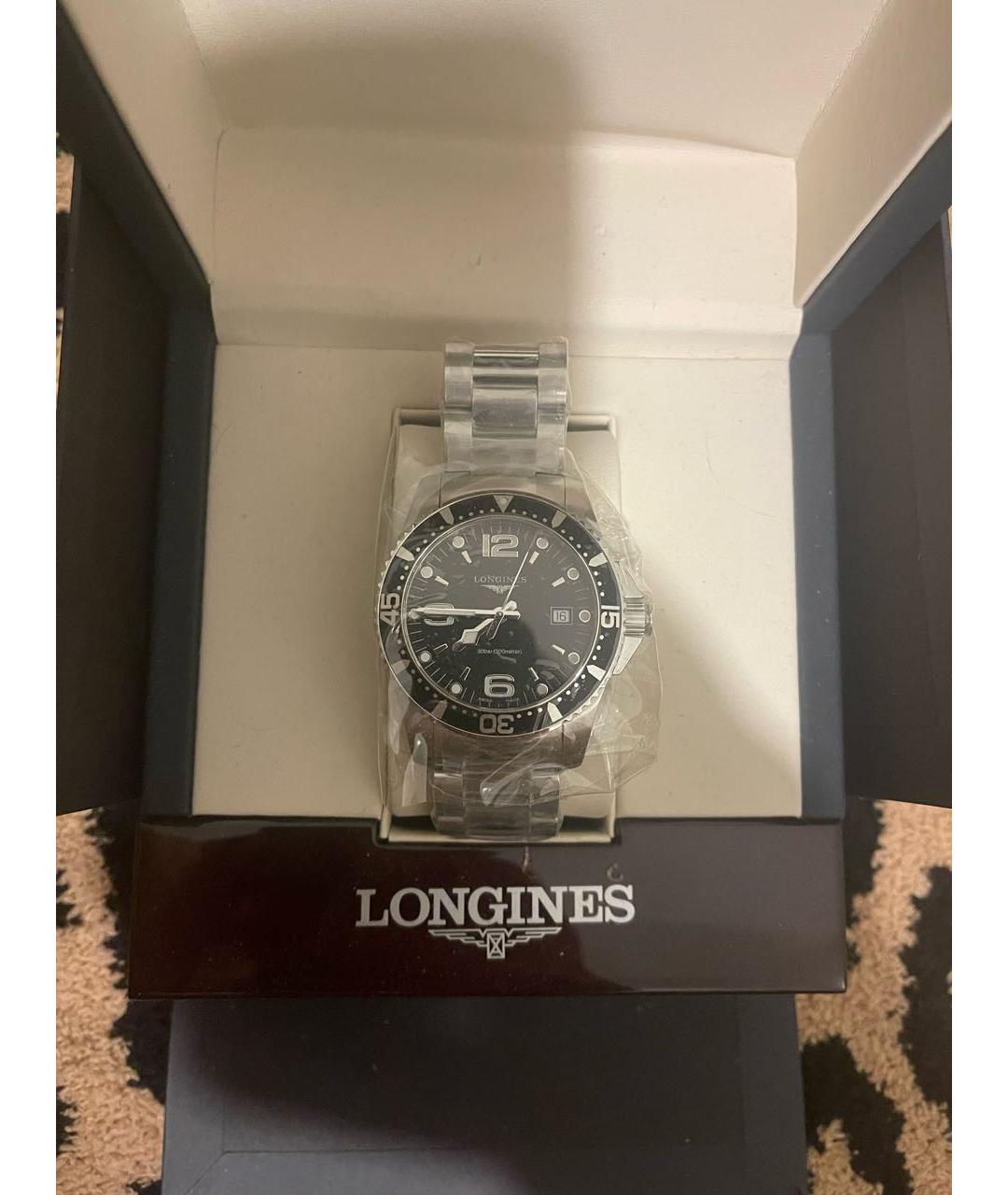 LONGINES Серебряные стальные часы, фото 6
