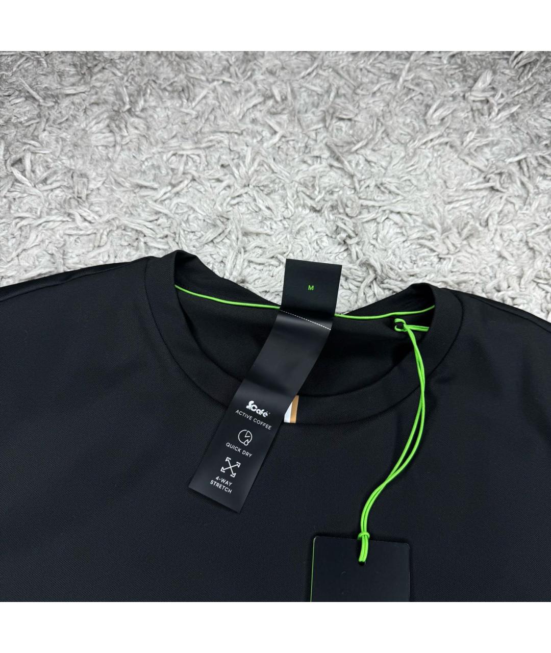 HUGO BOSS Черная футболка, фото 3