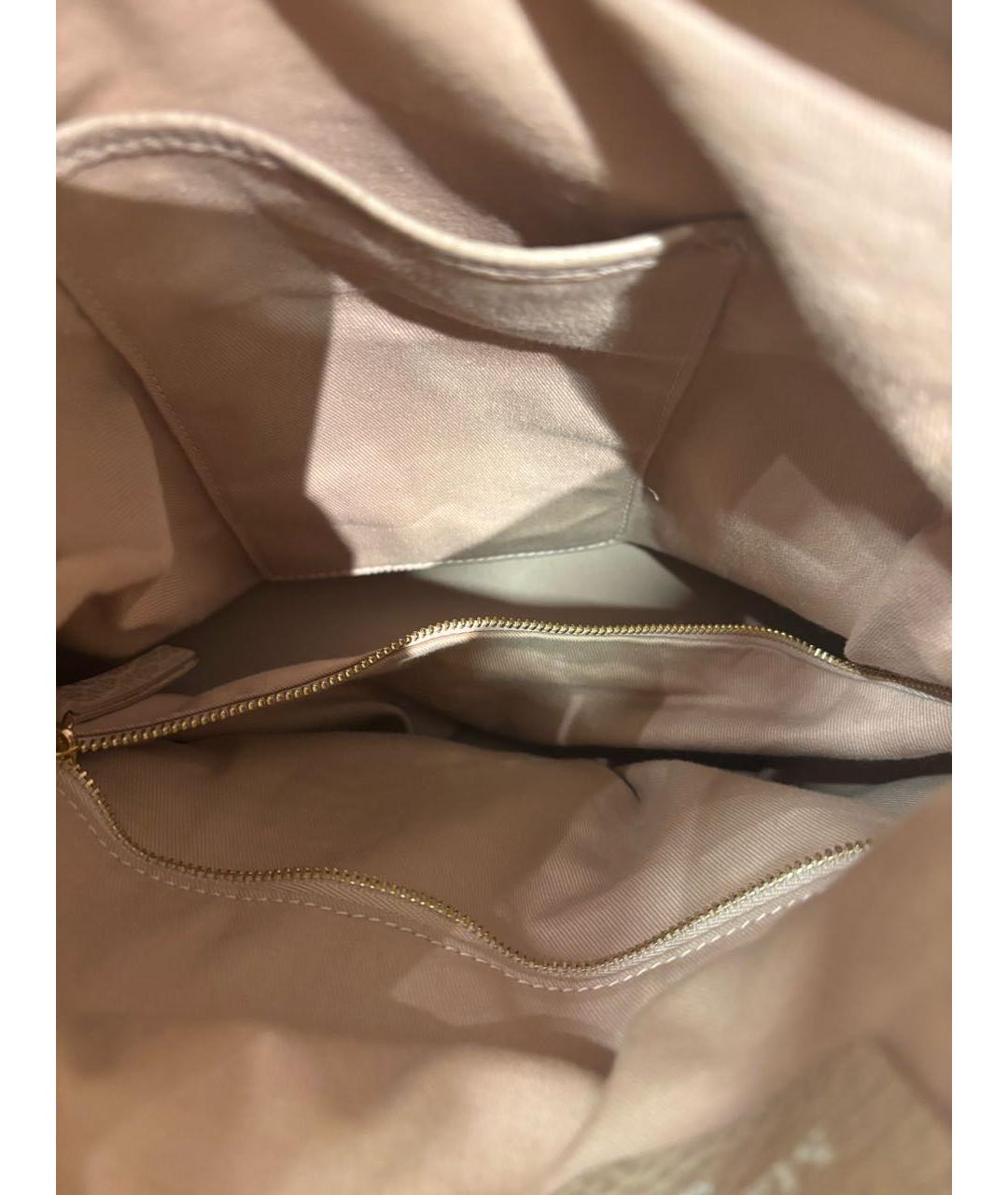 MAISON MARGIELA Коралловая кожаная сумка с короткими ручками, фото 3