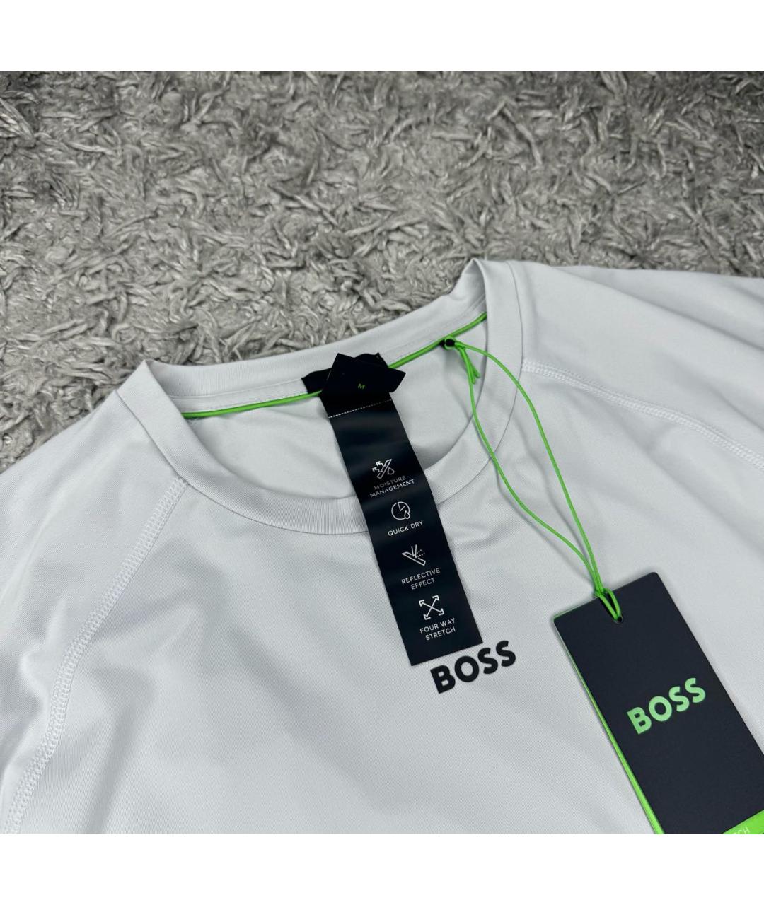 HUGO BOSS Белая футболка, фото 3