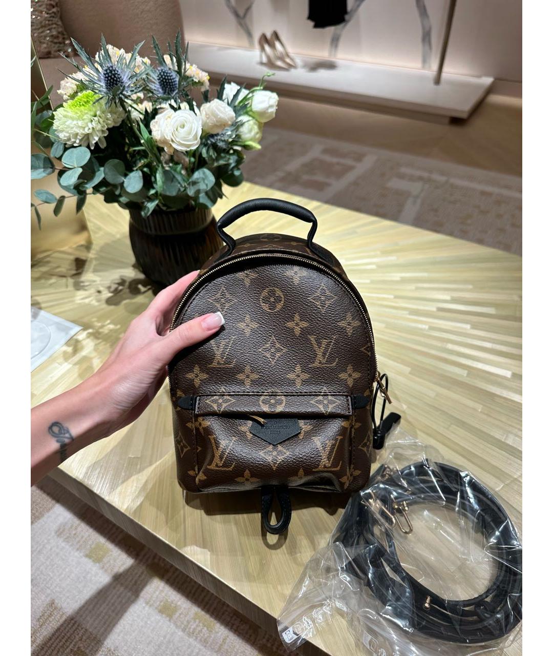 LOUIS VUITTON Коричневый рюкзак, фото 2