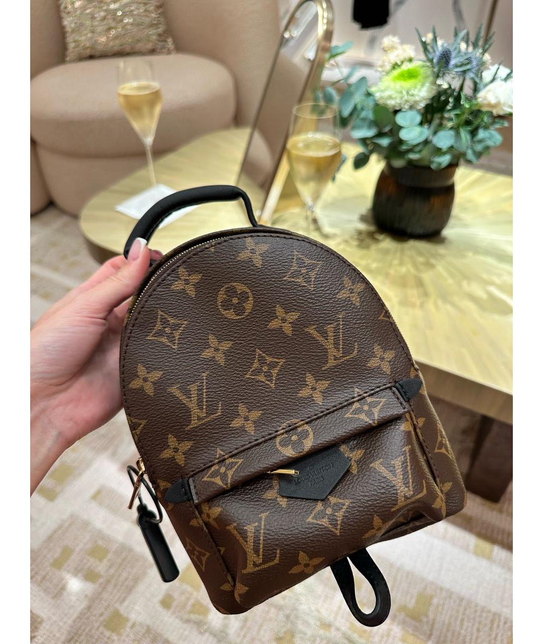 LOUIS VUITTON Коричневый рюкзак, фото 4