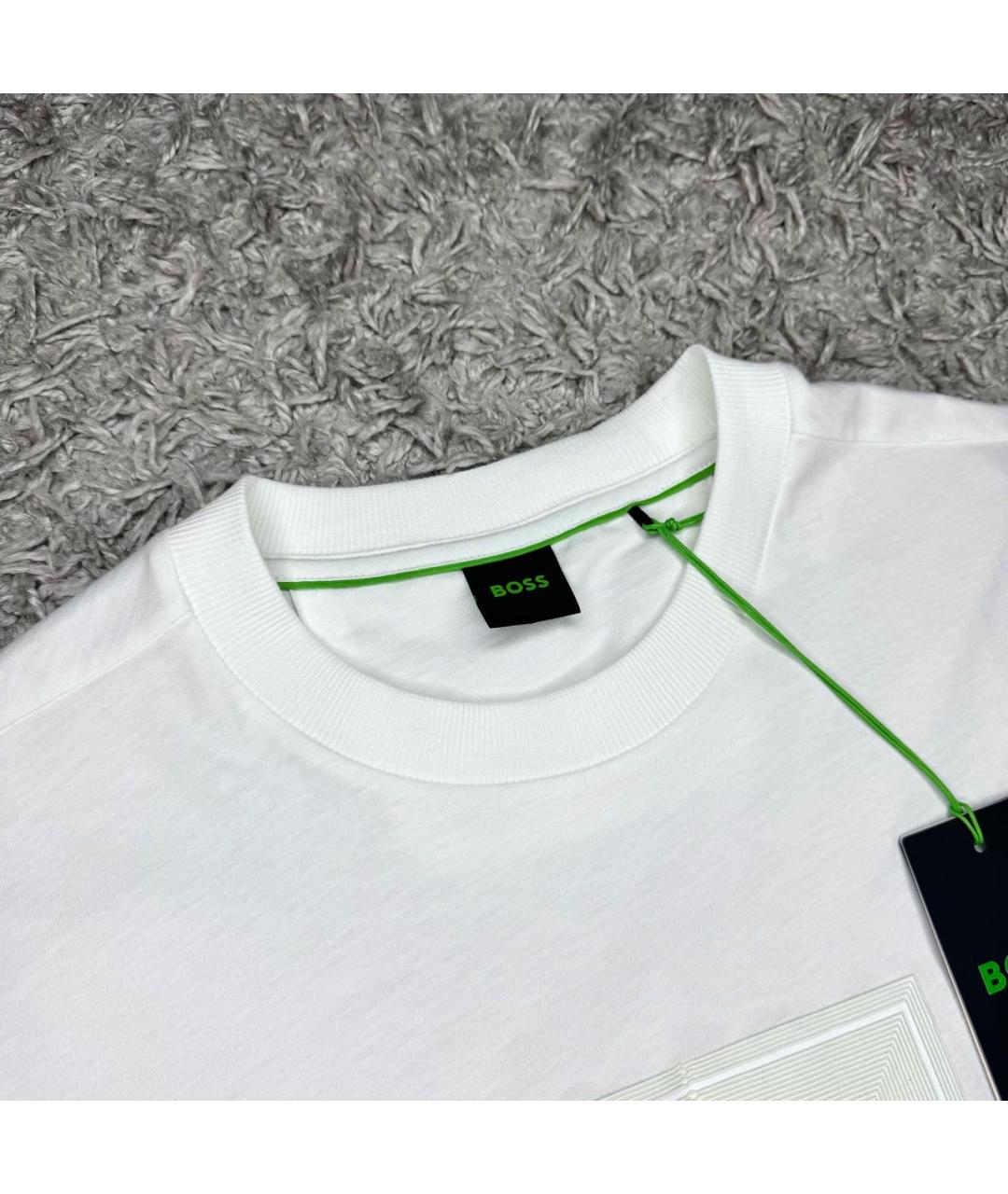 HUGO BOSS Белая футболка, фото 2
