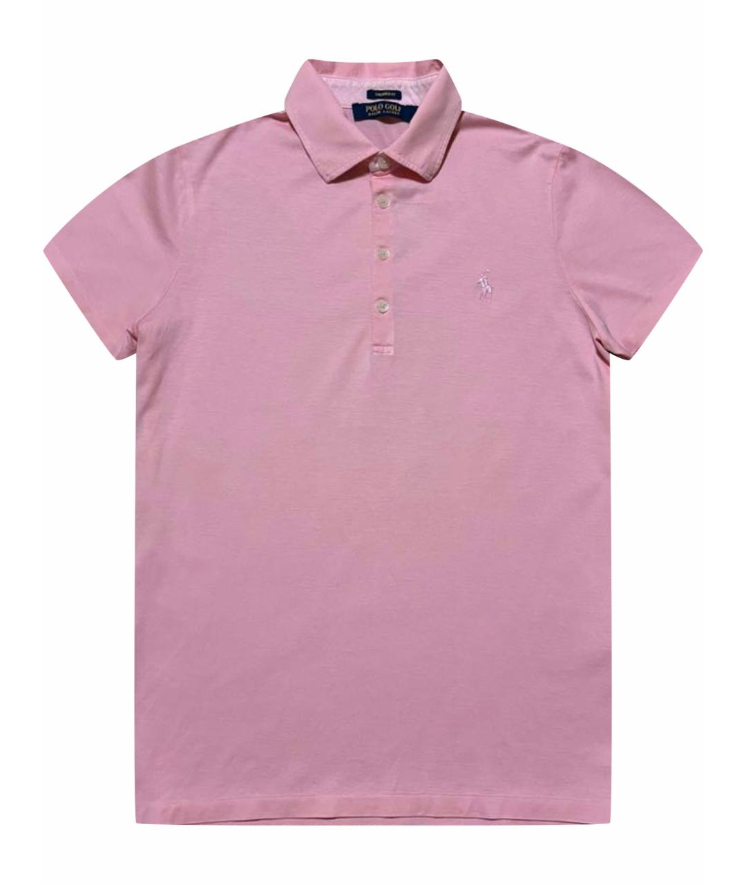 POLO RALPH LAUREN Розовая хлопковая футболка, фото 1