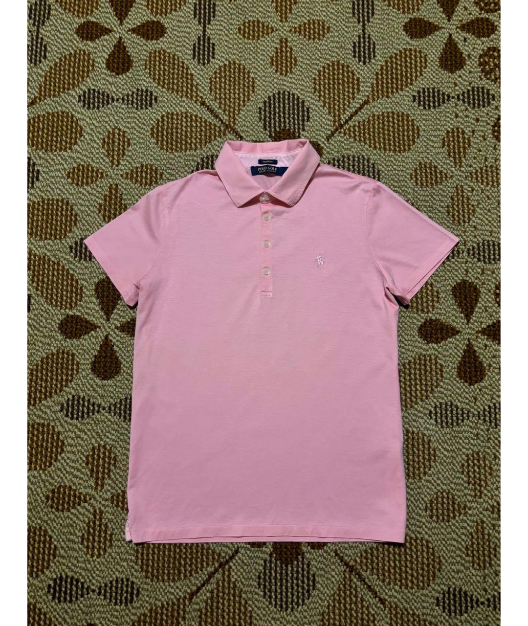 POLO RALPH LAUREN Розовая хлопковая футболка, фото 8