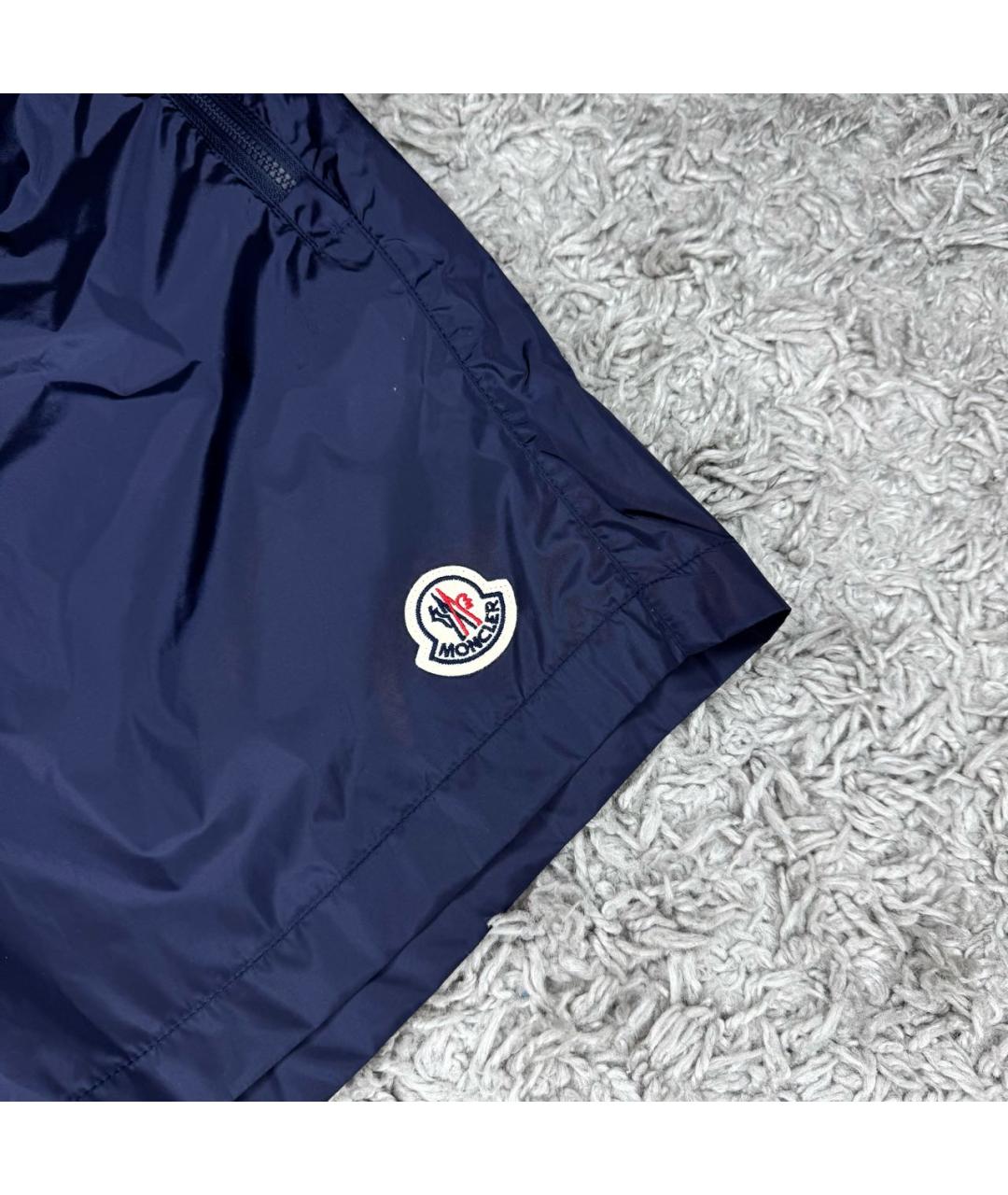 MONCLER Темно-синие шорты, фото 2