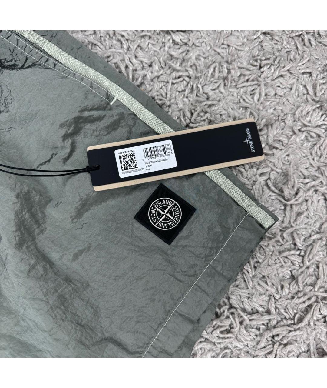 STONE ISLAND Серые шорты, фото 3