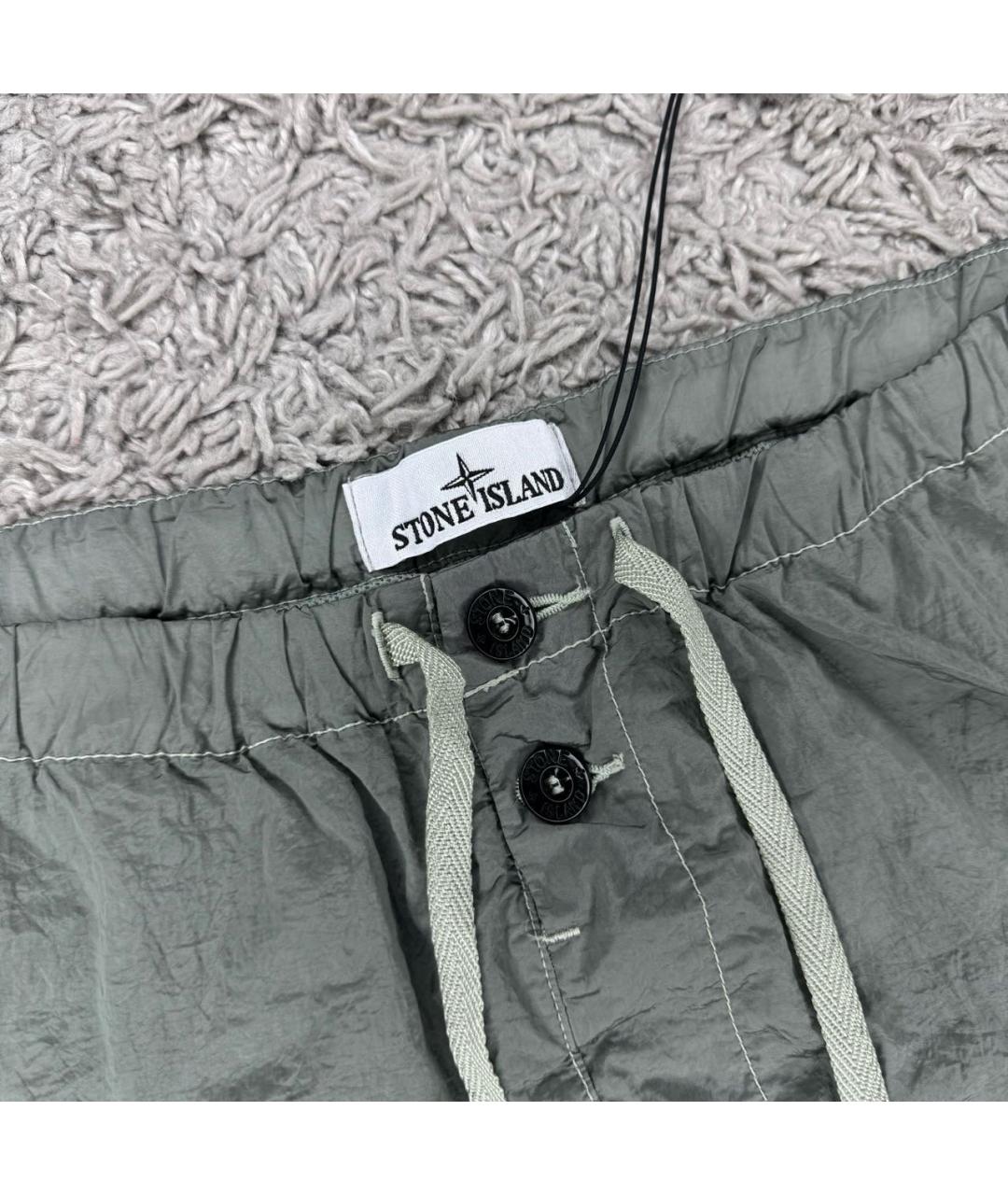STONE ISLAND Серые шорты, фото 4