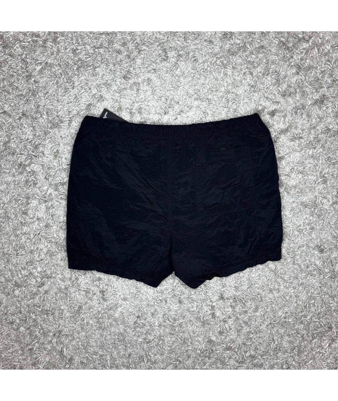 STONE ISLAND Черные шорты, фото 2