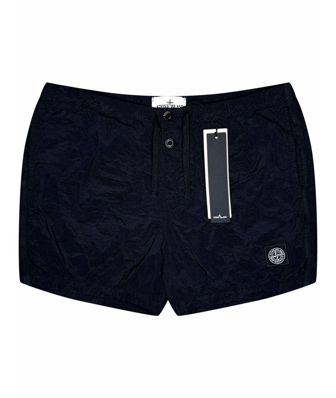 STONE ISLAND Черные шорты, фото 1