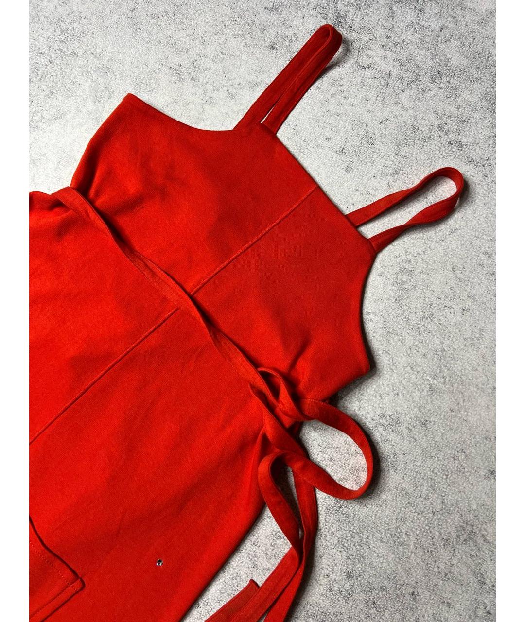 SONIA RYKIEL Красное хлопковое платье, фото 3