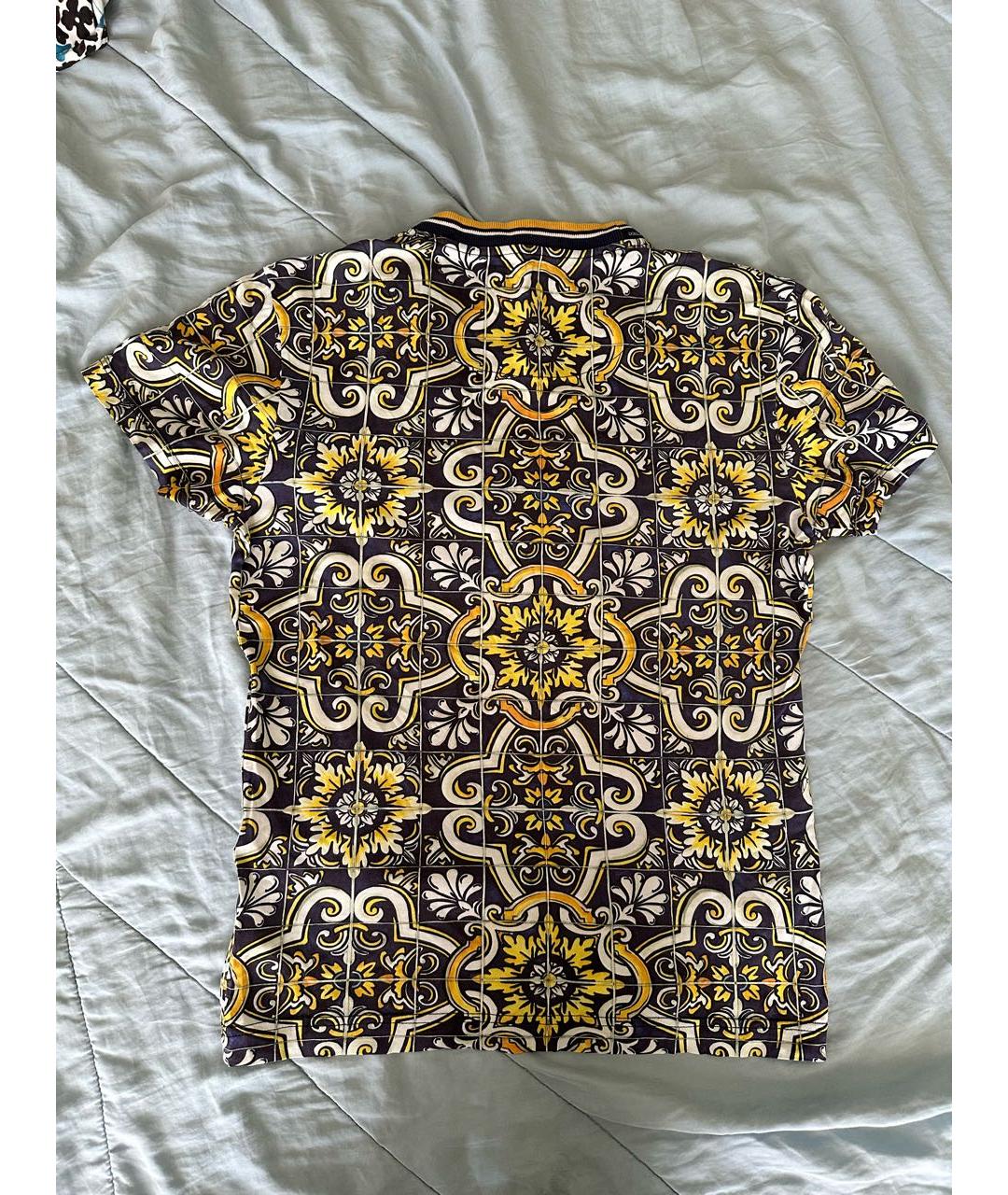 DOLCE&GABBANA Мульти футболка, фото 2