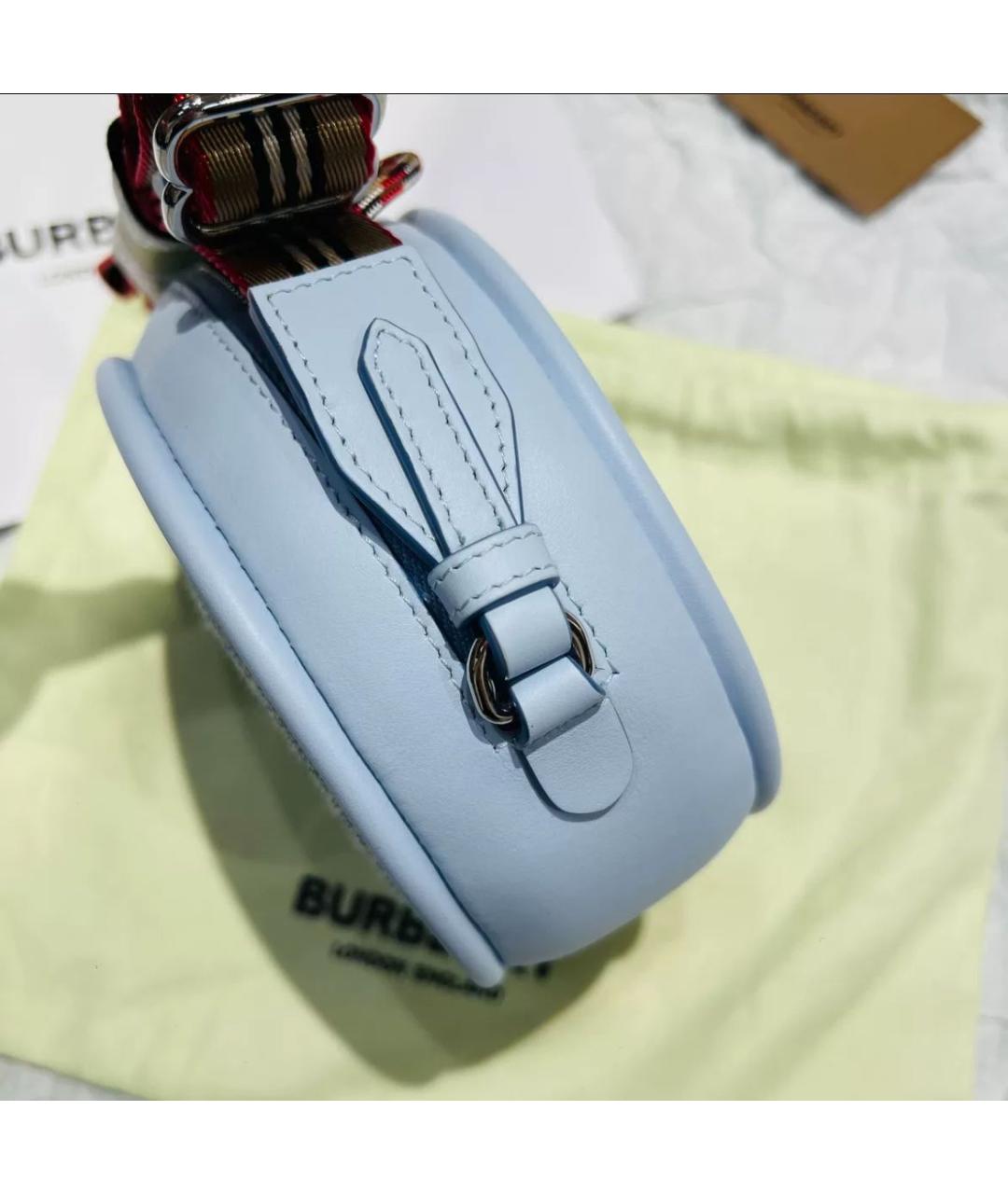 BURBERRY Голубая сумка через плечо, фото 3