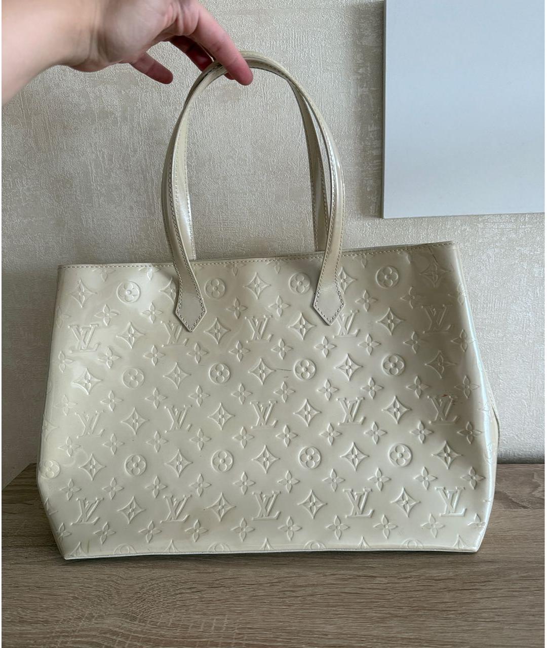 LOUIS VUITTON Бежевая сумка тоут, фото 2