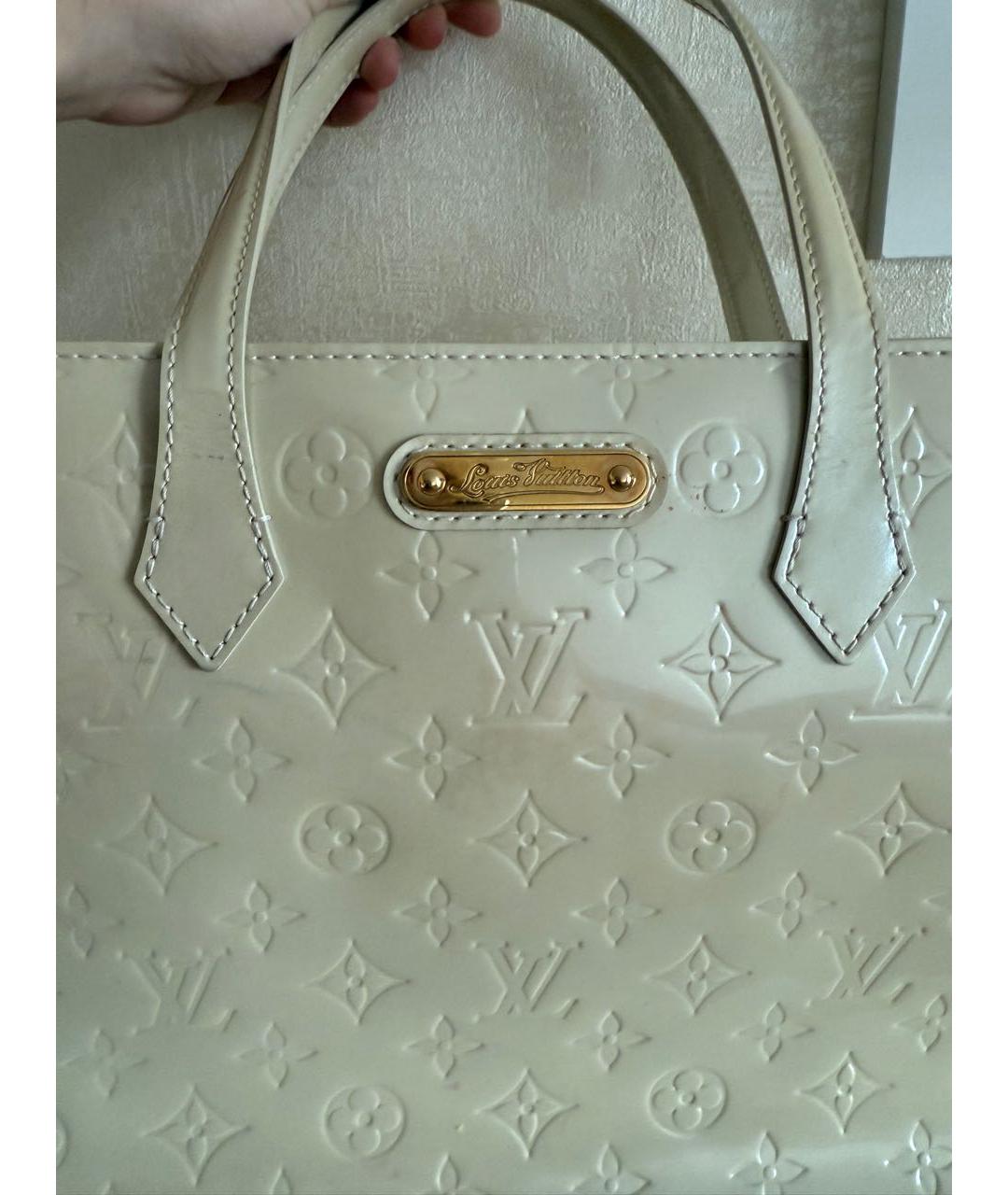 LOUIS VUITTON Бежевая сумка тоут, фото 3