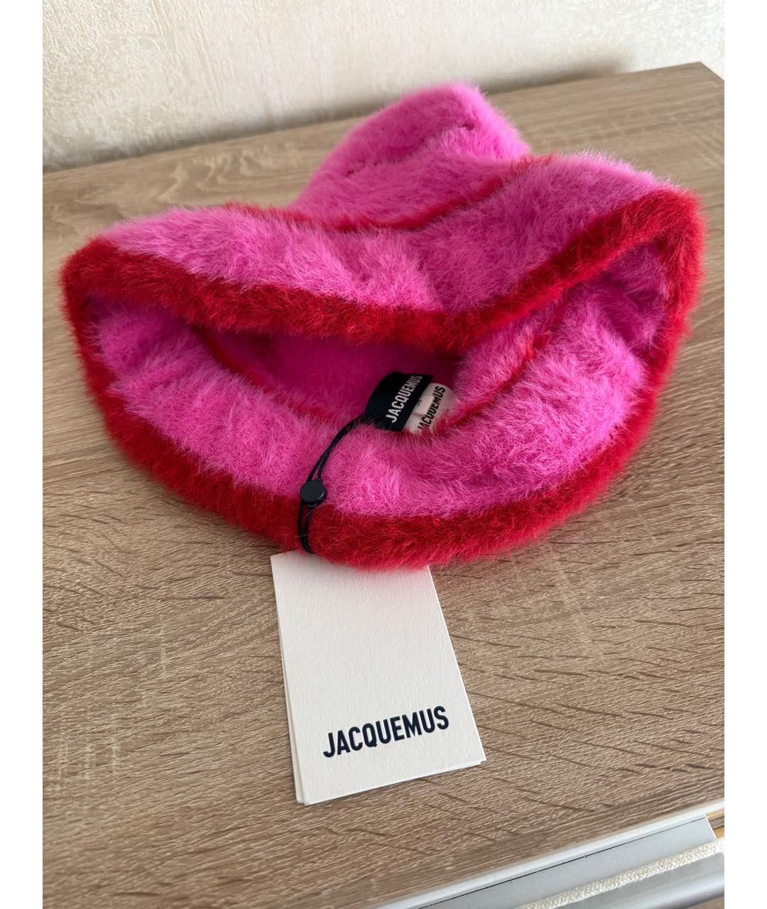 JACQUEMUS Розовая панама, фото 4