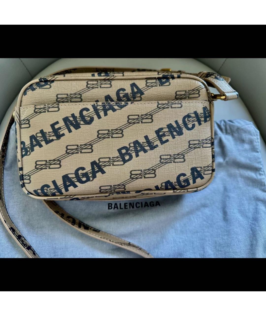 BALENCIAGA Бежевая сумка через плечо, фото 2