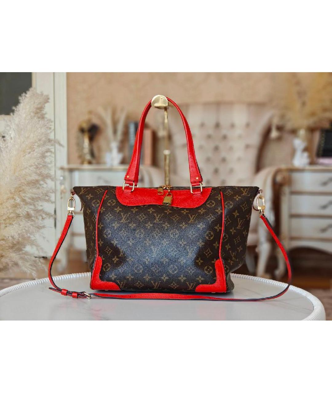 LOUIS VUITTON Коричневая сумка тоут, фото 3