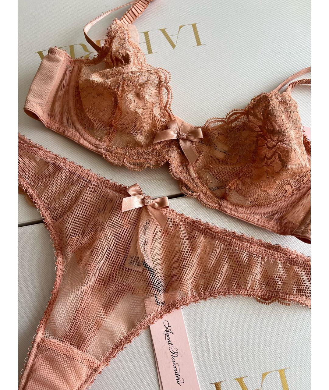 AGENT PROVOCATEUR Коралловый комплекты, фото 5