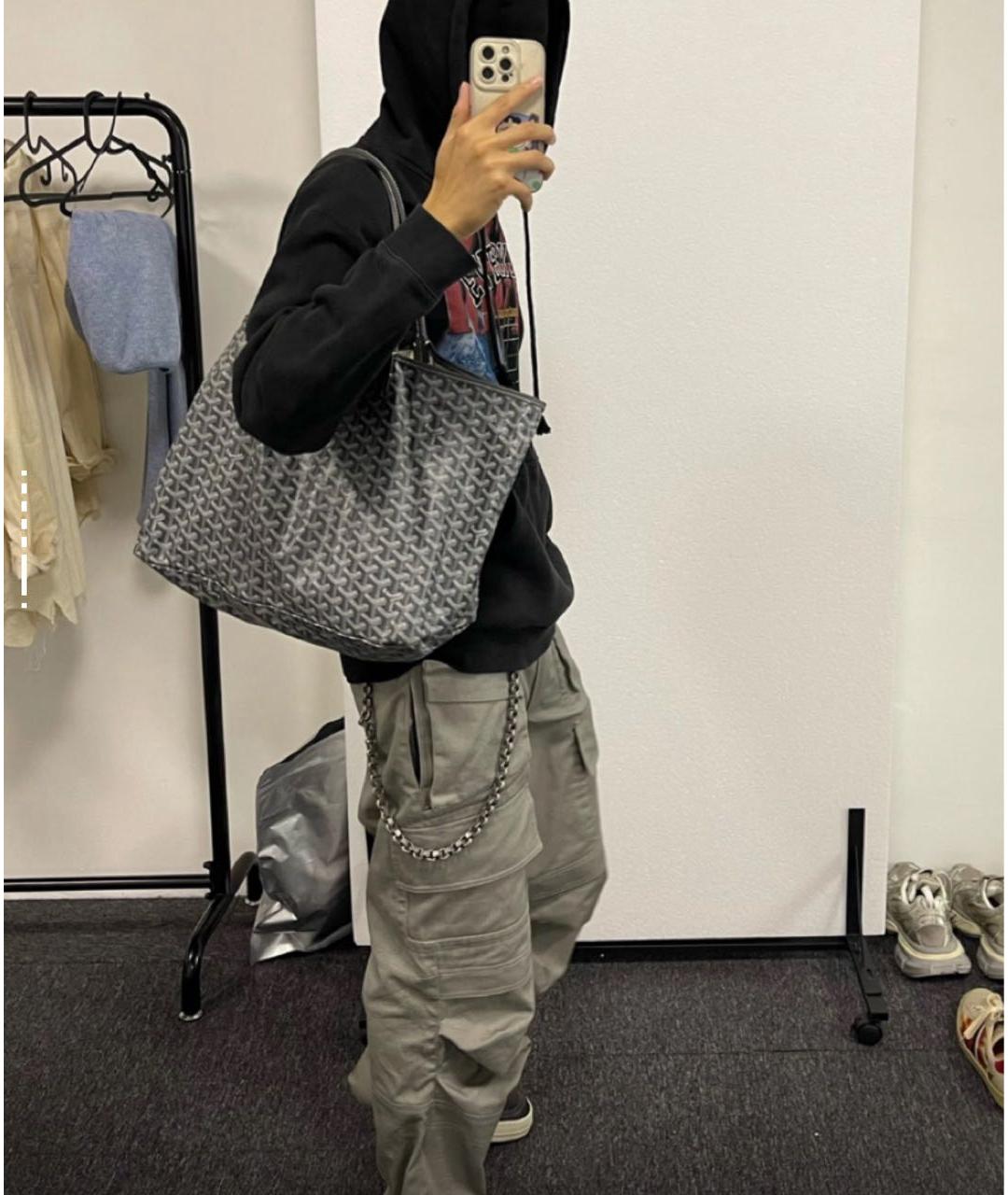 GOYARD Серая сумка тоут, фото 6
