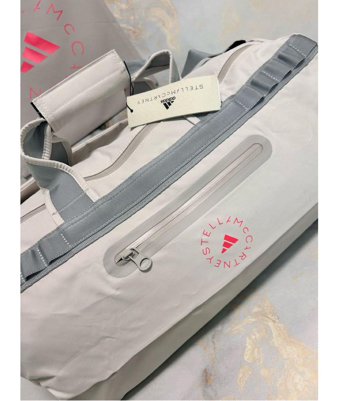 ADIDAS BY STELLA MCCARTNEY Белая дорожная/спортивная сумка, фото 4