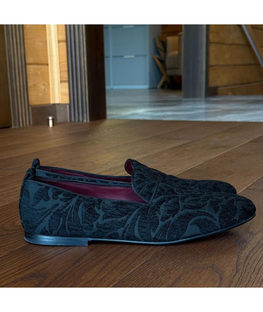 DOLCE&GABBANA Черные лоферы, фото 6