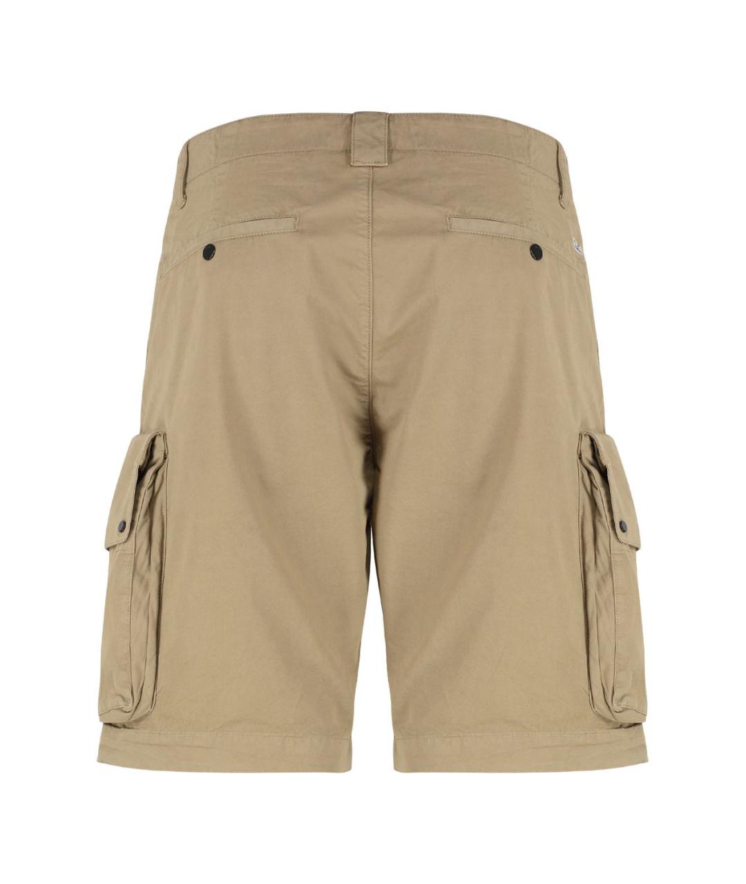 CP COMPANY Бежевые хлопковые шорты, фото 2