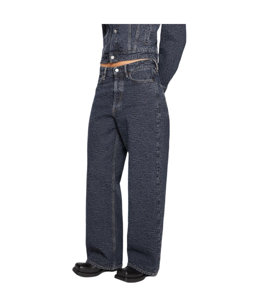 ACNE STUDIOS Синие прямые джинсы, фото 3