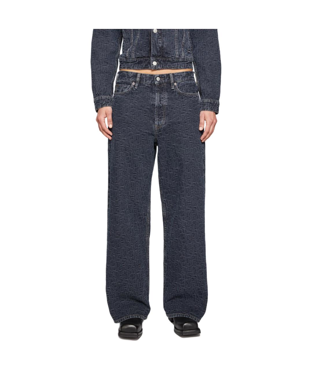 ACNE STUDIOS Синие прямые джинсы, фото 4