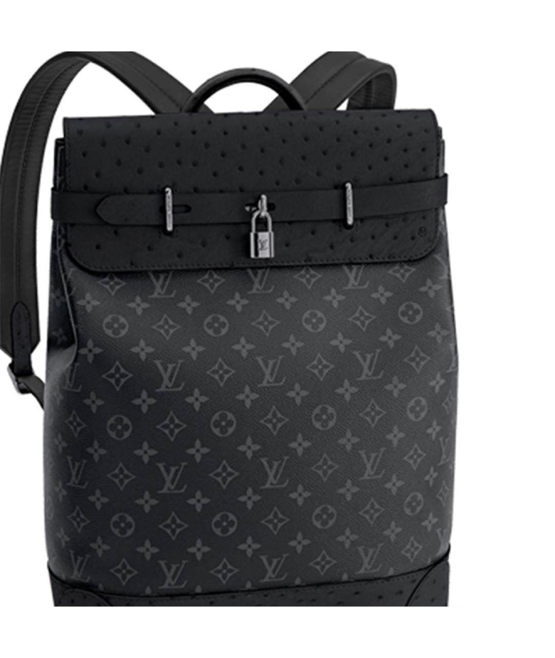 LOUIS VUITTON Черный рюкзак, фото 5