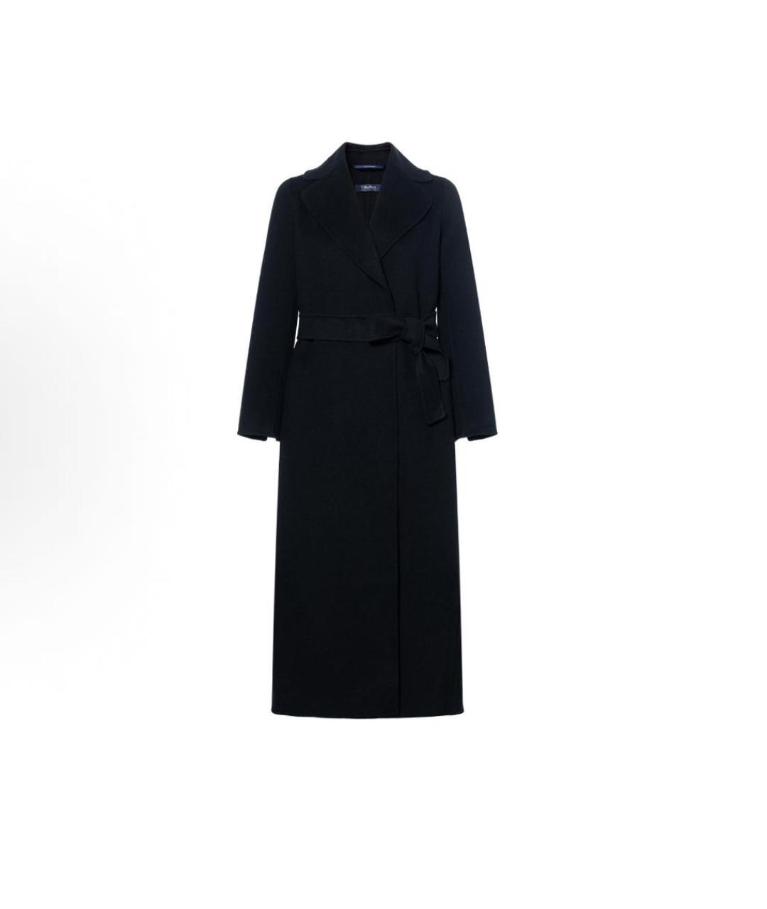 'S MAX MARA Черное пальто, фото 8