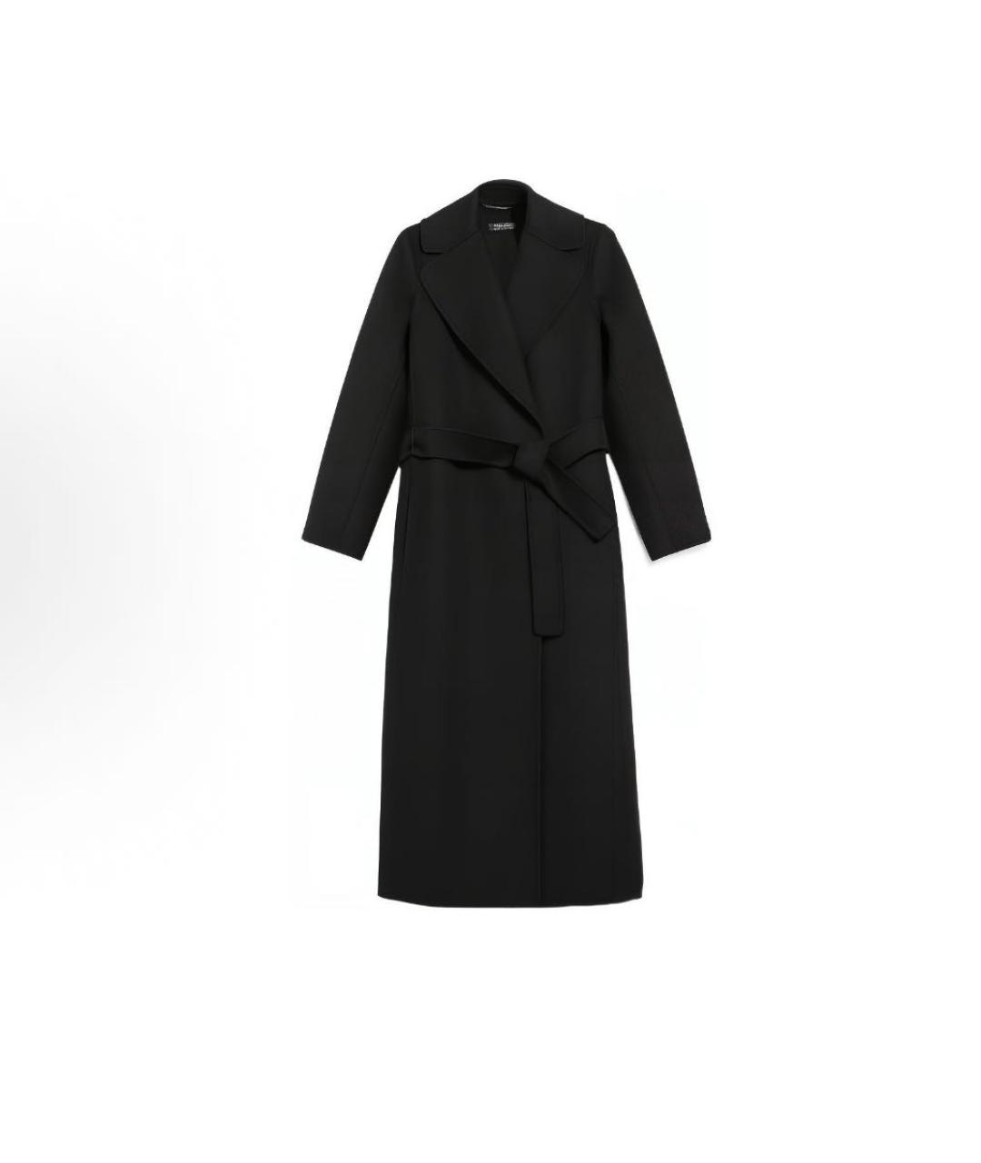 'S MAX MARA Черное пальто, фото 3