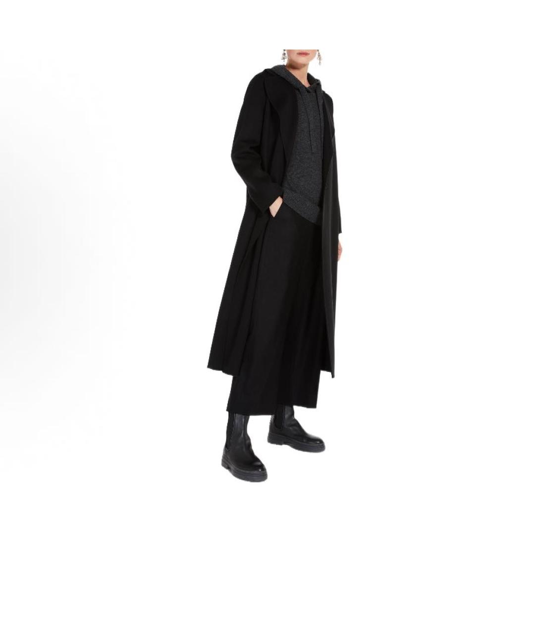 'S MAX MARA Черное пальто, фото 6