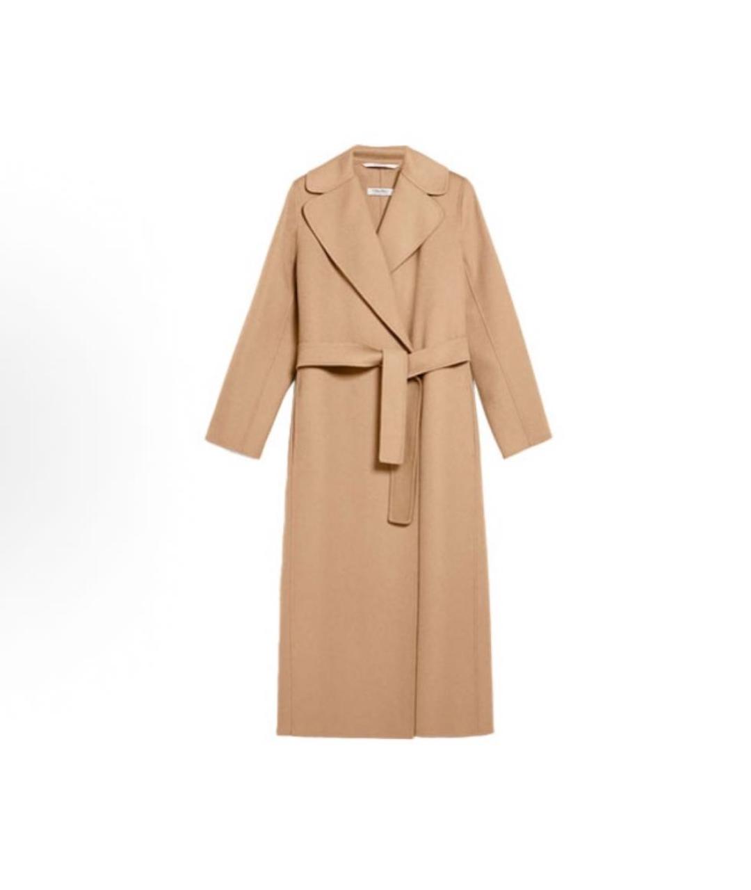 'S MAX MARA Бежевое пальто, фото 6