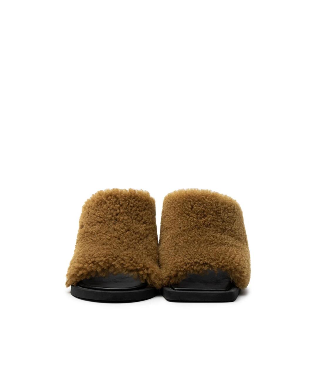 JACQUEMUS Черные кожаные босоножки, фото 3