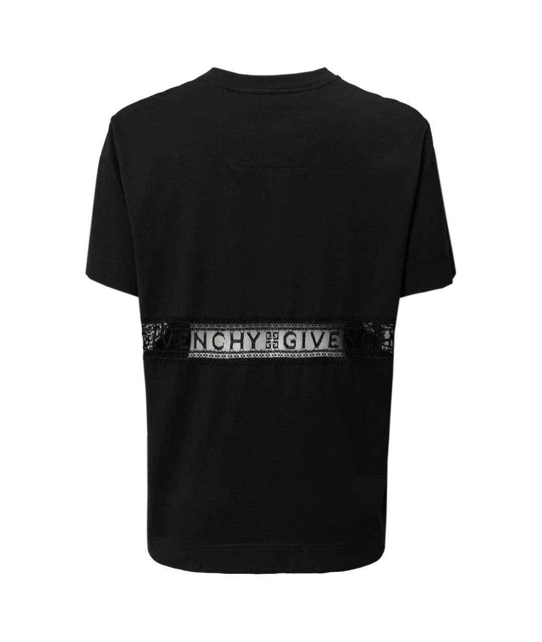 GIVENCHY Черная хлопковая футболка, фото 3