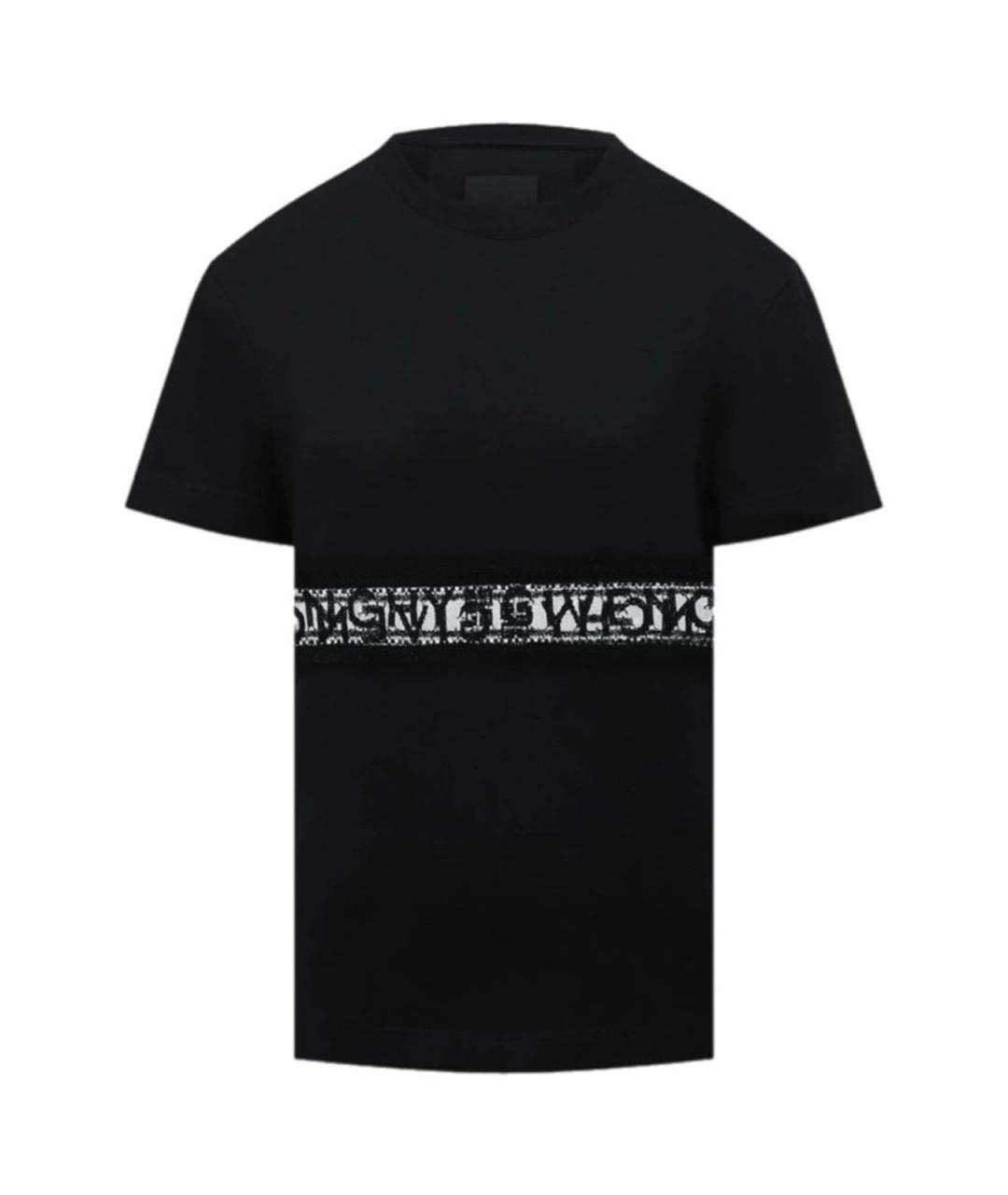 GIVENCHY Черная хлопковая футболка, фото 1
