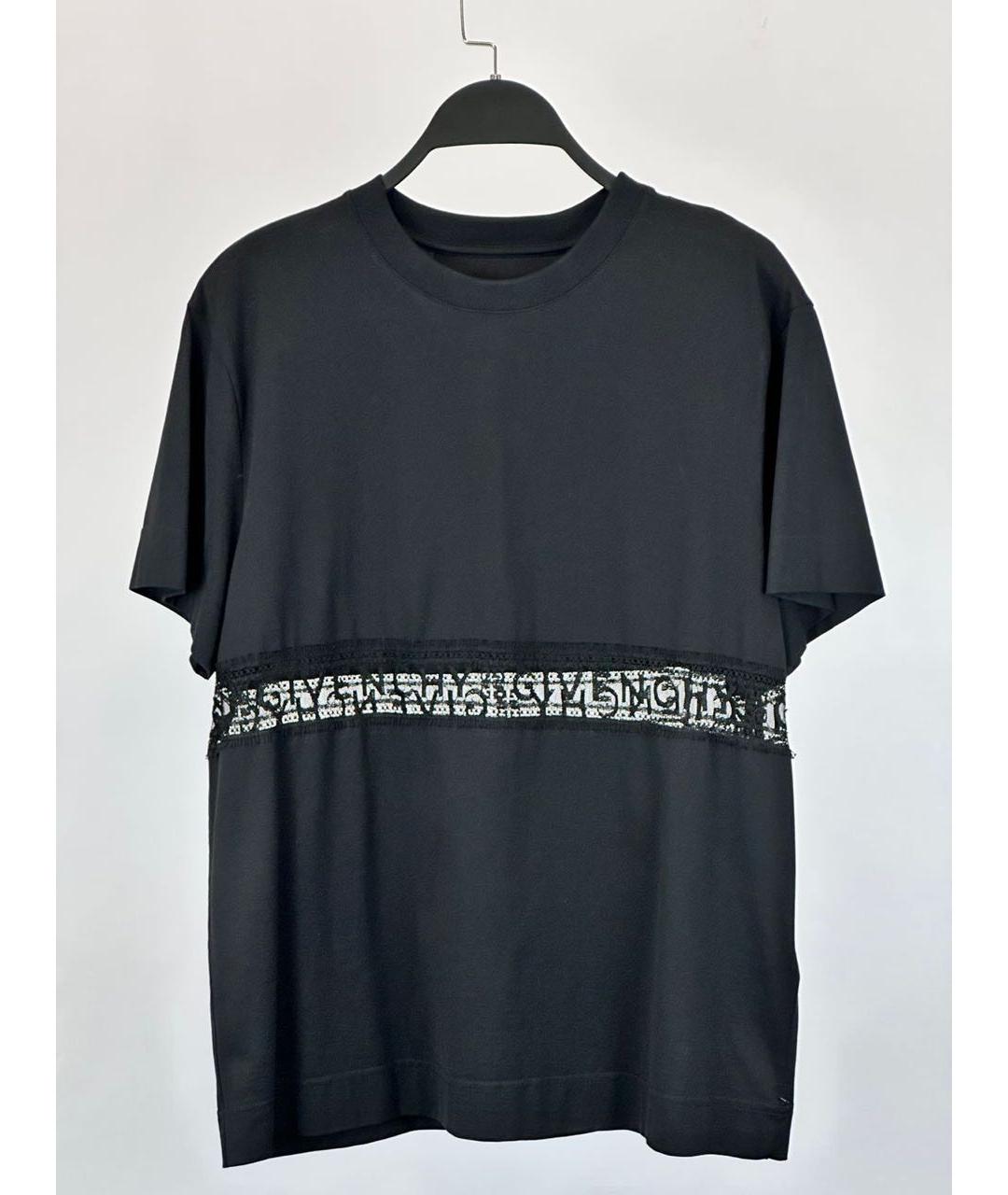 GIVENCHY Черная хлопковая футболка, фото 5