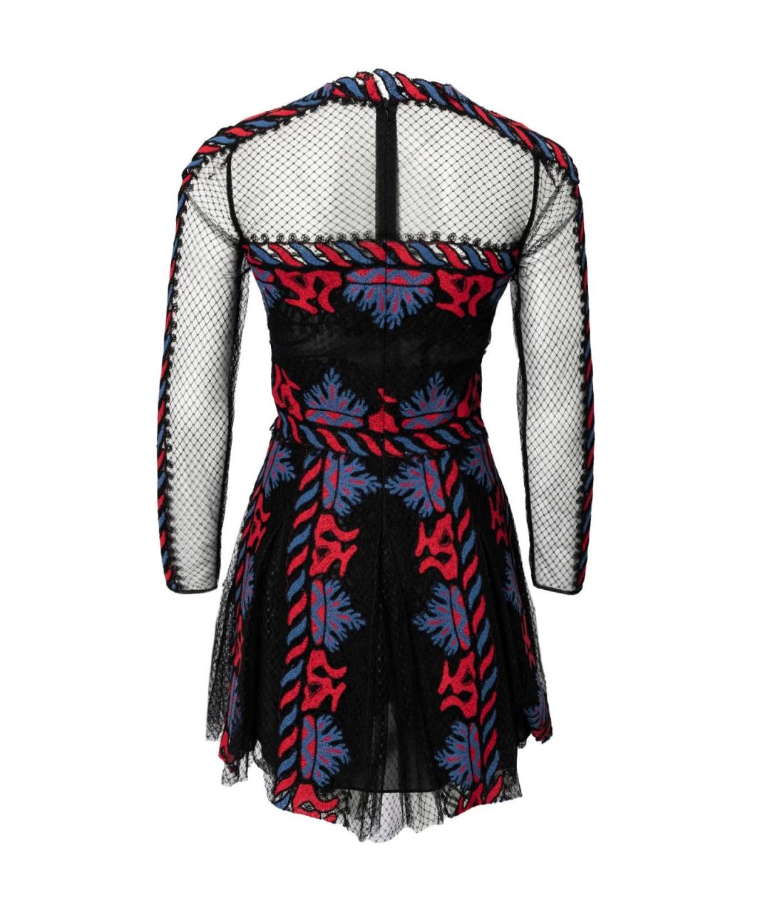 VALENTINO Черное полиамидовое коктейльное платье, фото 2