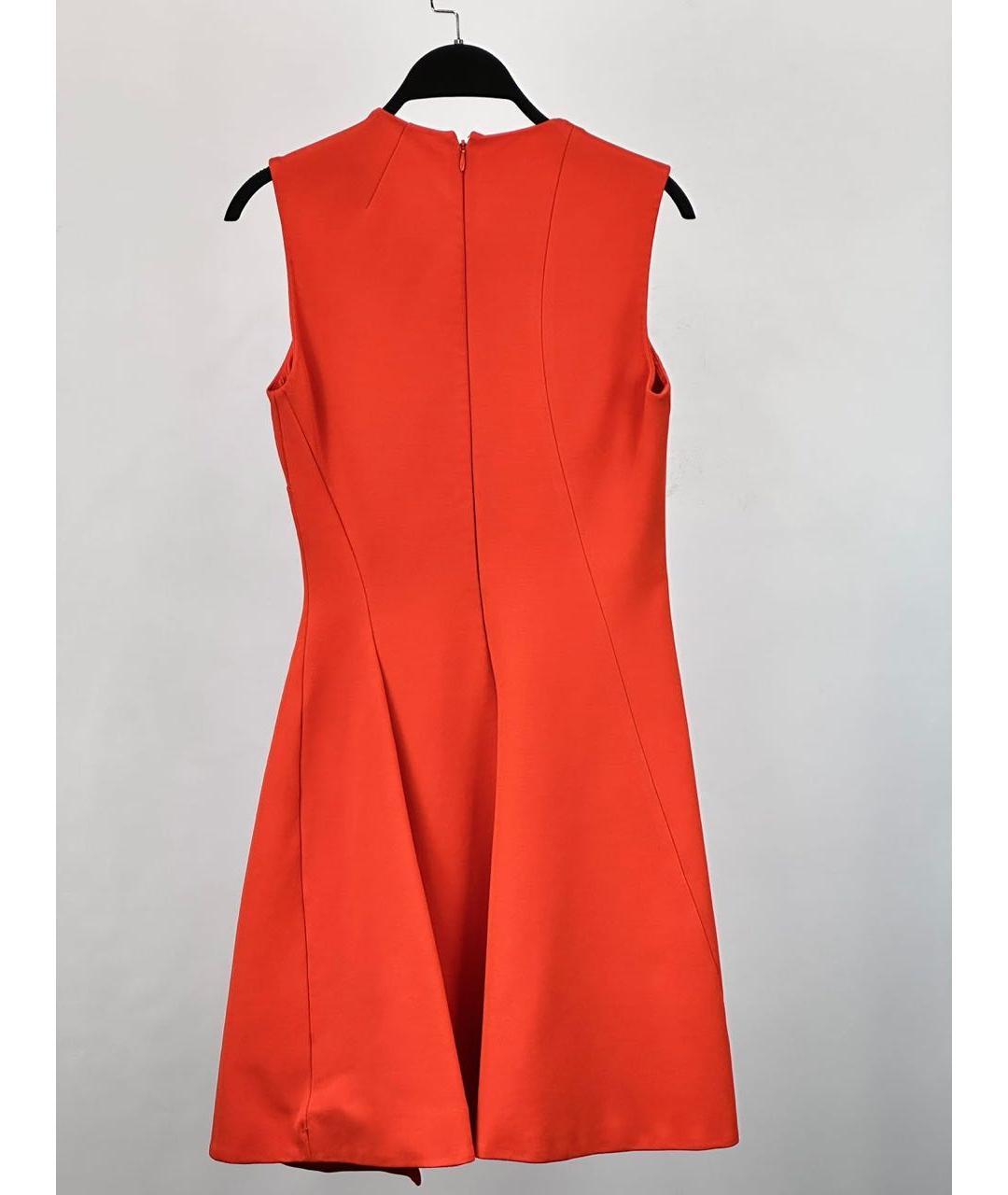 VICTORIA BECKHAM Красное вискозное повседневное платье, фото 2