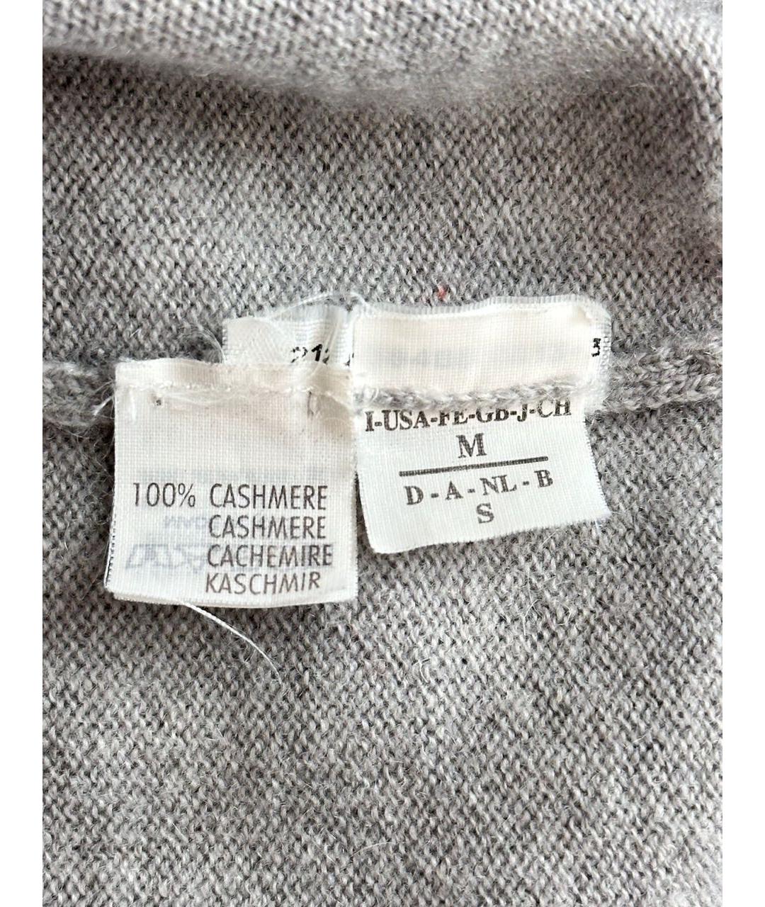 BRUNELLO CUCINELLI Серый кашемировый джемпер / свитер, фото 4