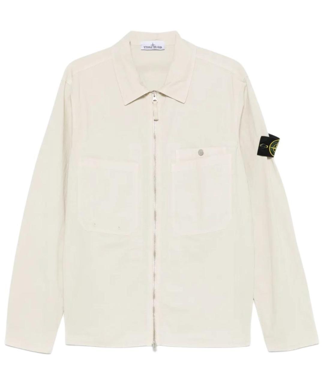 STONE ISLAND Бежевая куртка, фото 1