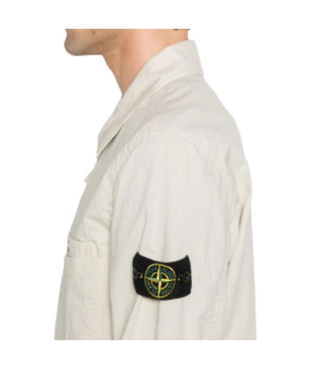 STONE ISLAND Бежевая куртка, фото 4