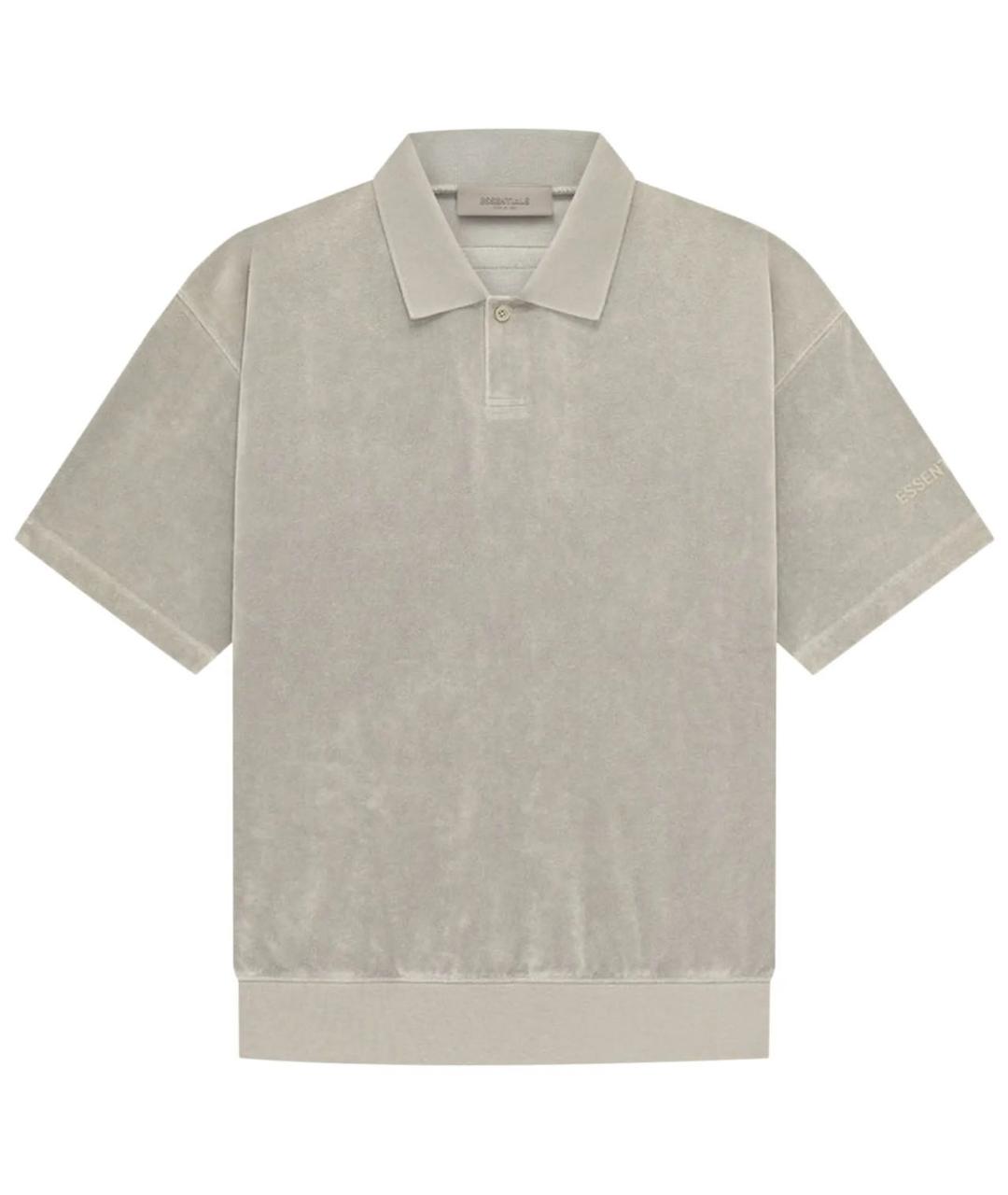 FEAR OF GOD ESSENTIALS Бежевая хлопковая футболка, фото 1