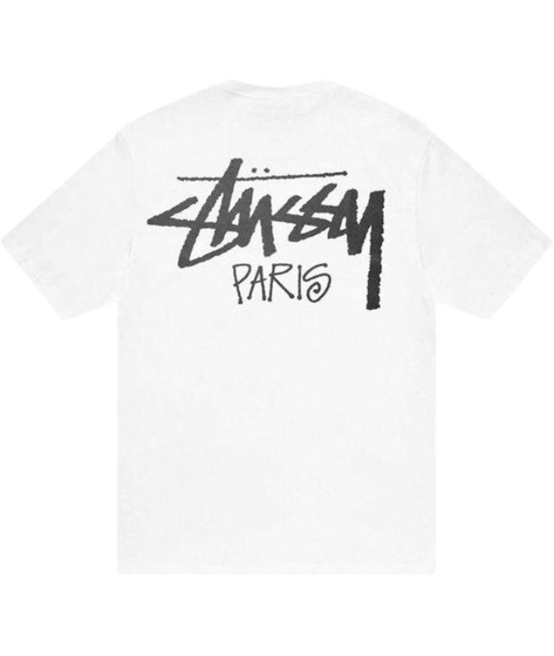STUSSY Белая футболка, фото 2