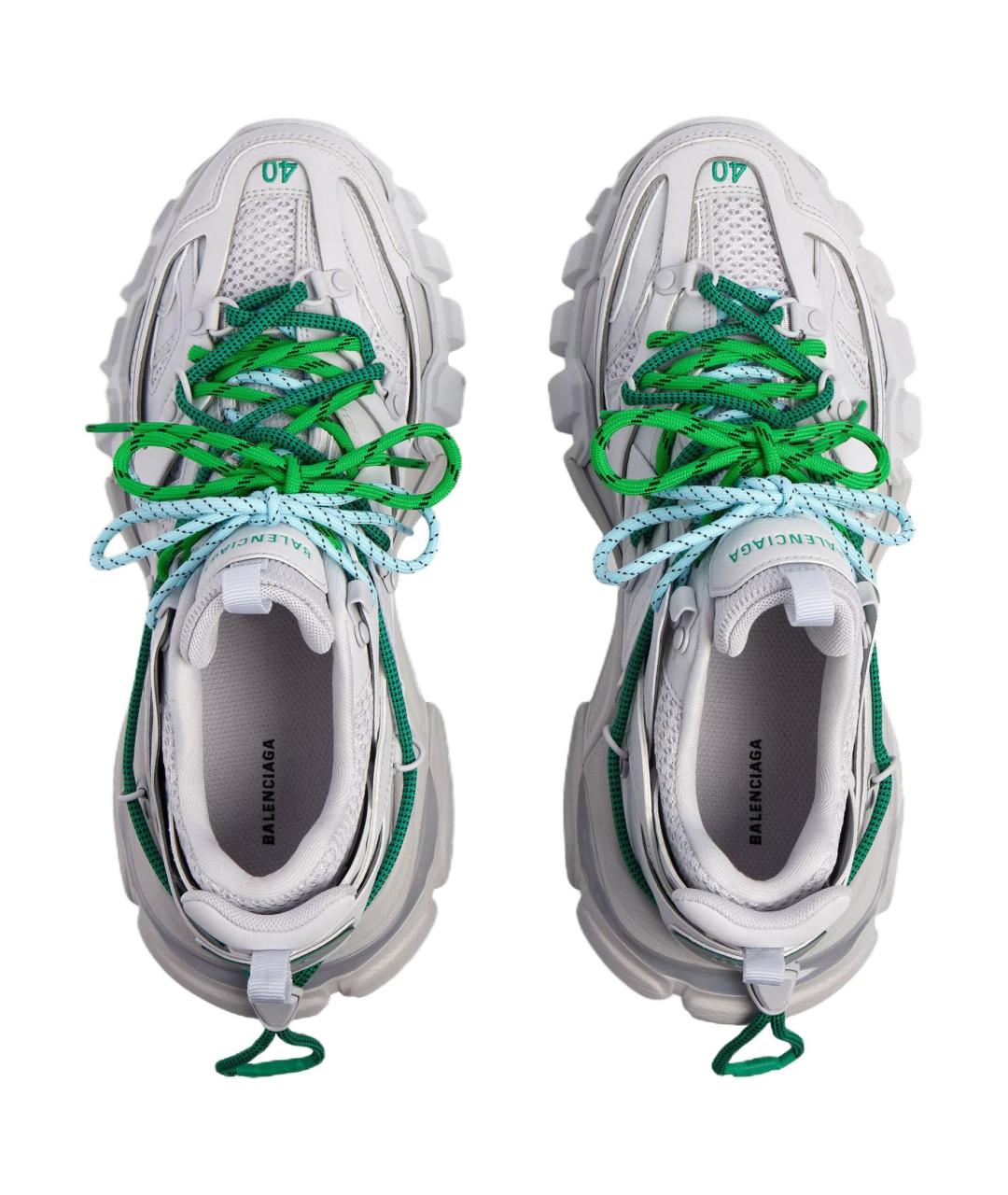 BALENCIAGA Белые низкие кроссовки / кеды, фото 5