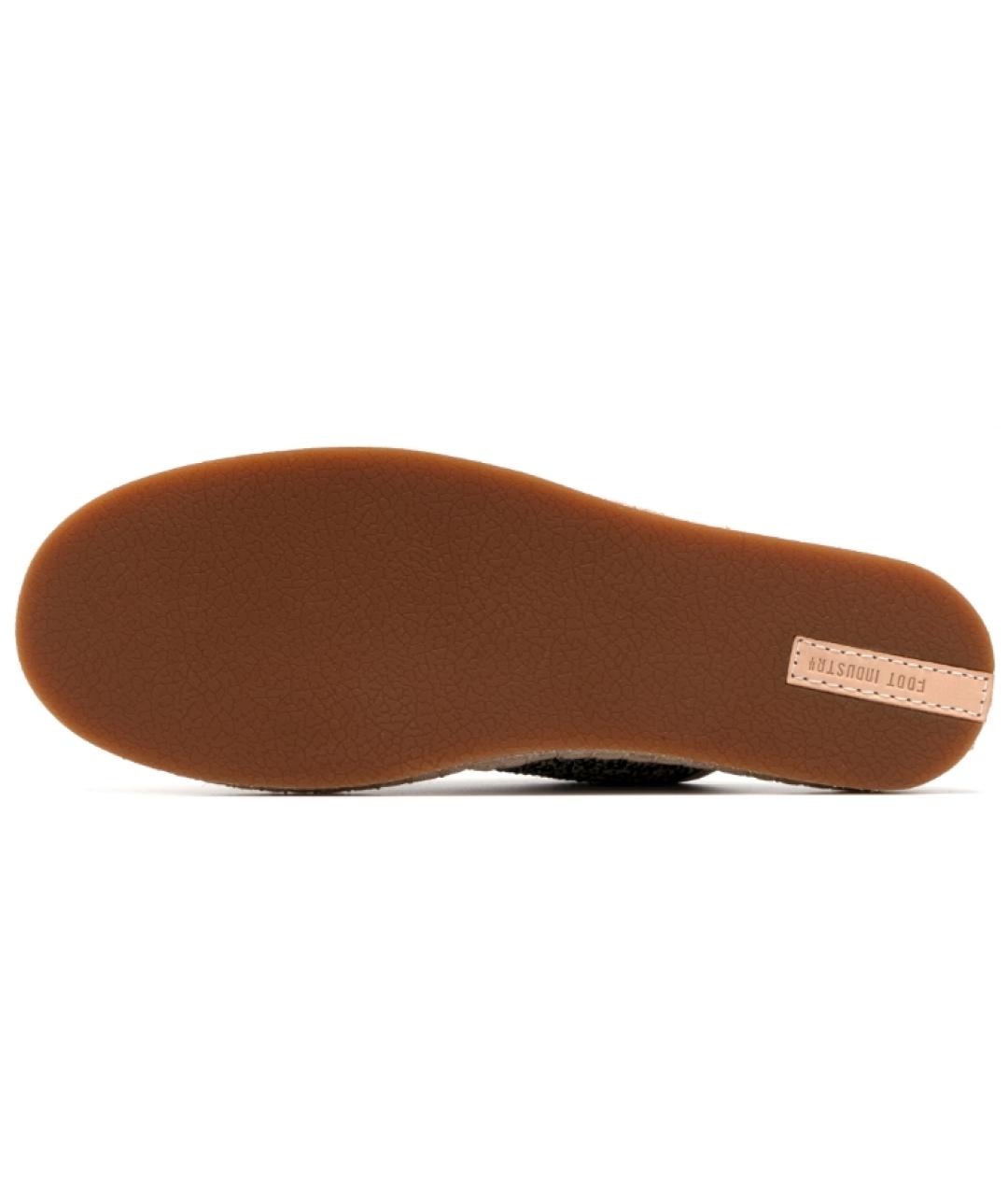 FOOT INDUSTRY Бежевые текстильные мюли, фото 5