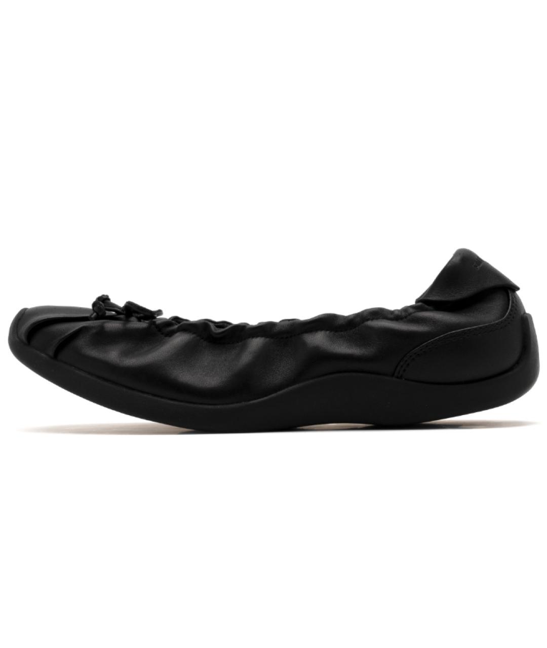 FOOT INDUSTRY Черные кожаные балетки, фото 2