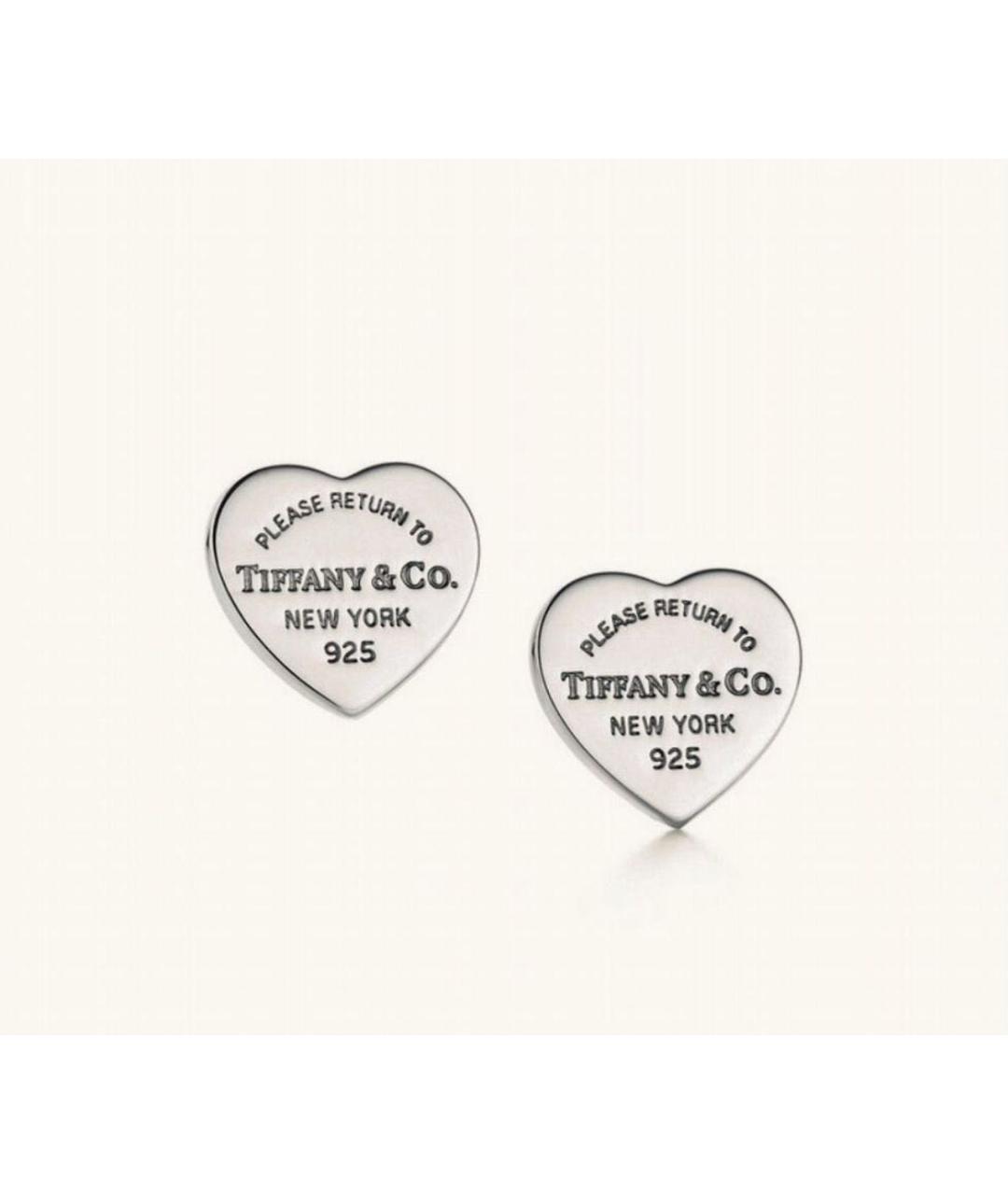 TIFFANY&CO Серебряные серебряные серьги, фото 3