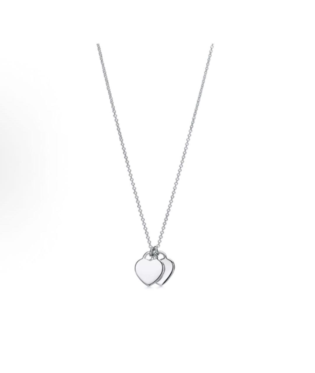 TIFFANY&CO Розовая серебряная подвеска, фото 2